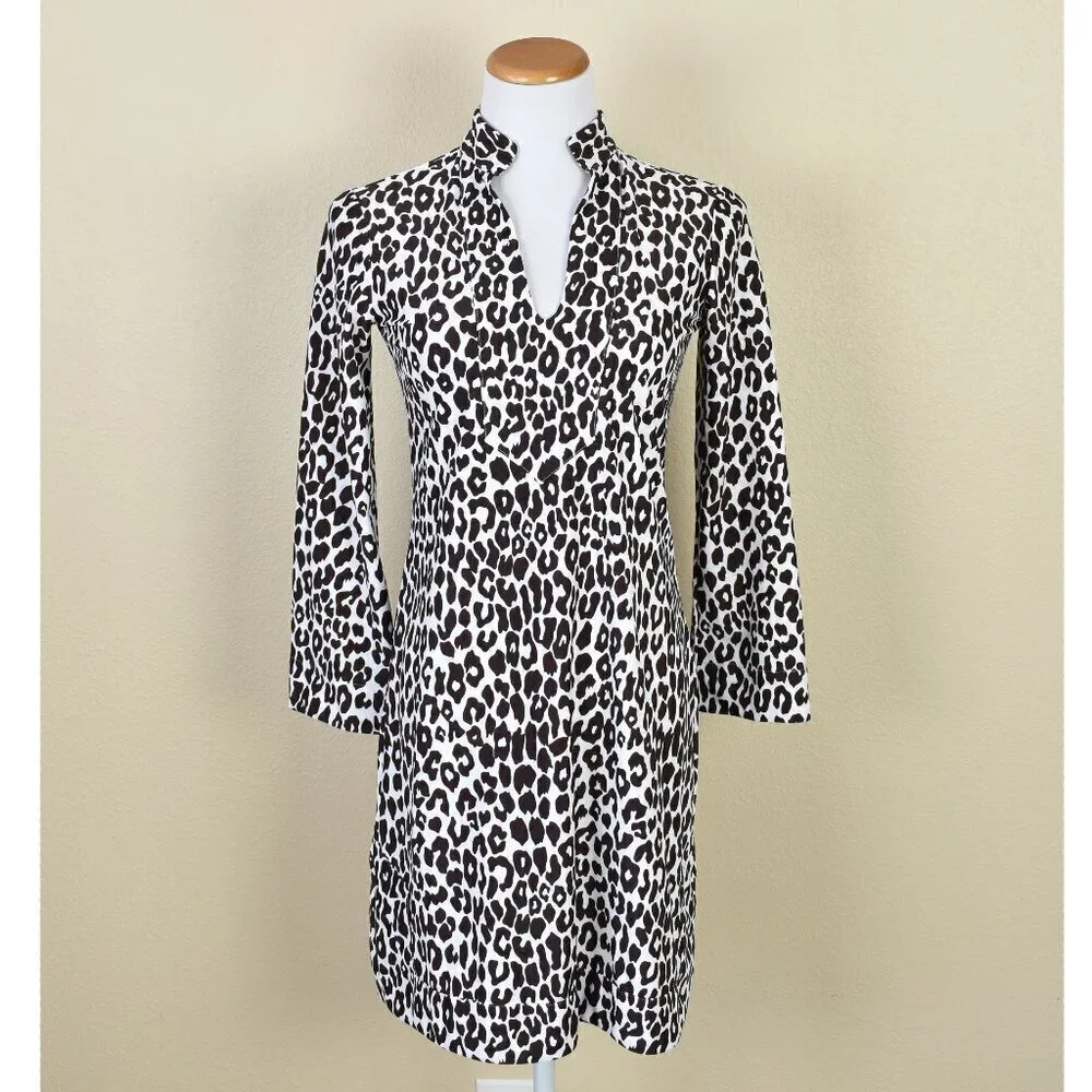 Jude Connally Kate Leopard Print Dress - XS - Picture 1 of 10